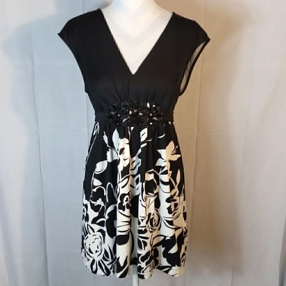 ECI New York Beaded Mini Dress